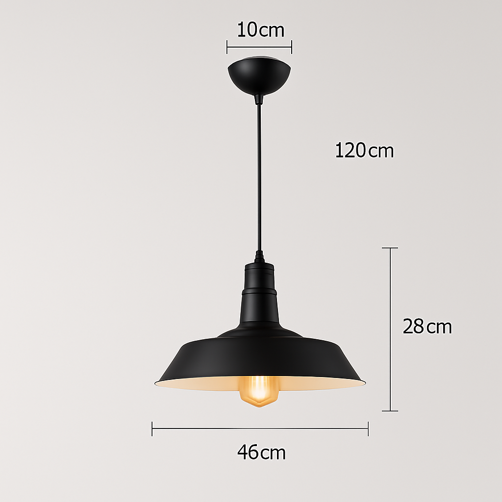 suspension style industriel rétro nordique pour bar loft