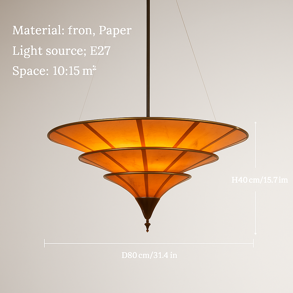 suspension style vintage wabi-sabi d'asie du sud-est