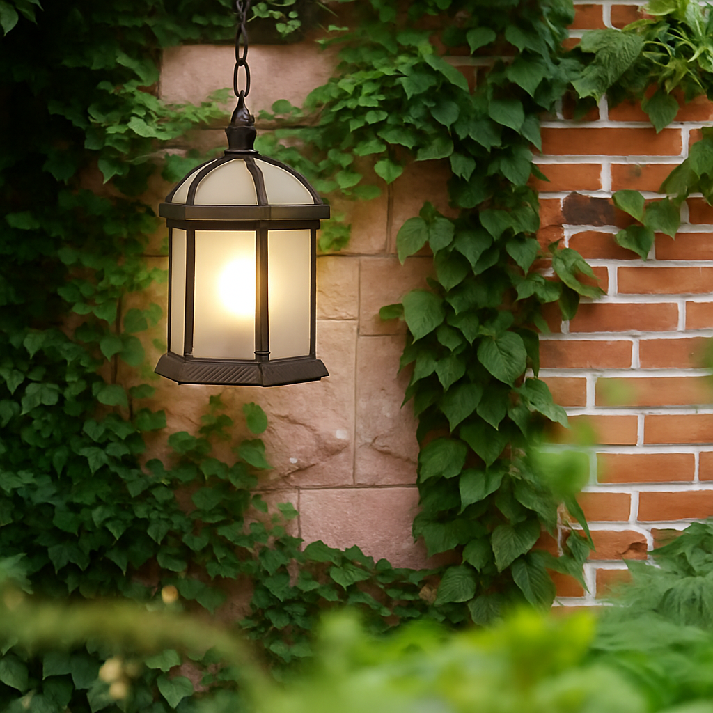 suspension étanche pour extérieur jardin balcon allée
