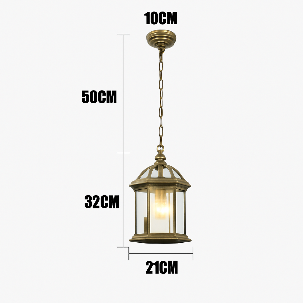 suspension étanche pour extérieur jardin balcon allée