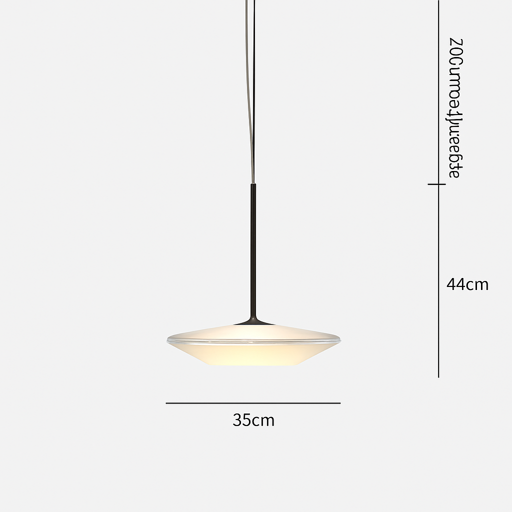 suspension Tempo design postmoderne en verre pour salle à manger chambre nordique Bar décor maison cuisine