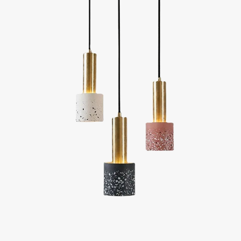suspension terrazzo design pour intérieur moderne et élégant