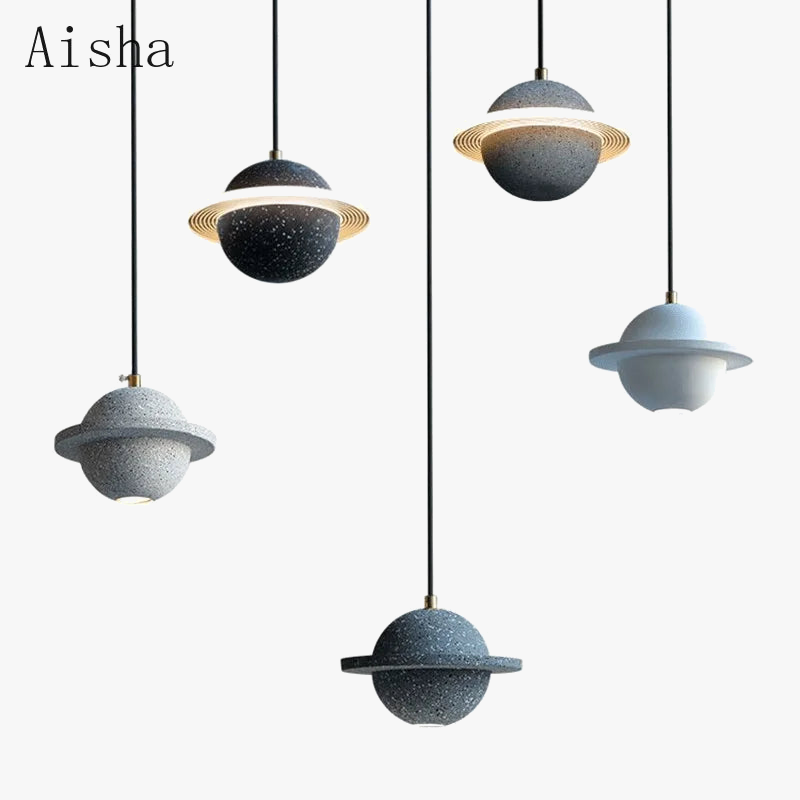 suspension étoile design industriel moderne pour intérieur décoratif