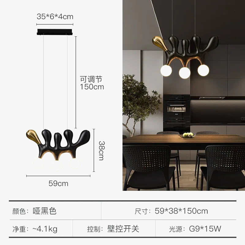 suspension traditionnelle en bois massif zen art décorative pour restaurant et bar