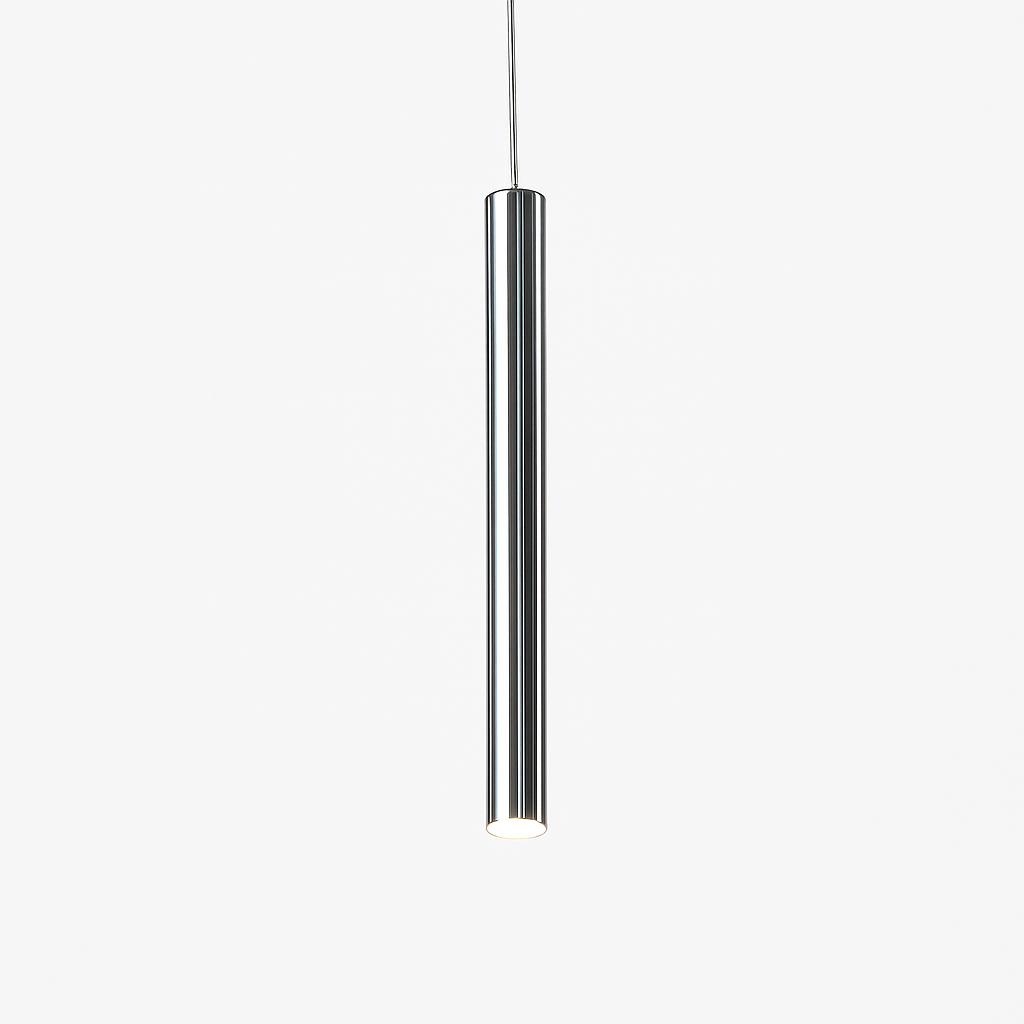 suspension tube led design moderne pour cuisine et bar