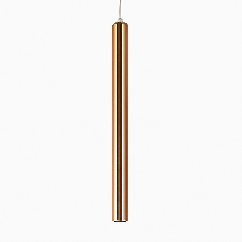 suspension tube led design moderne pour cuisine et bar
