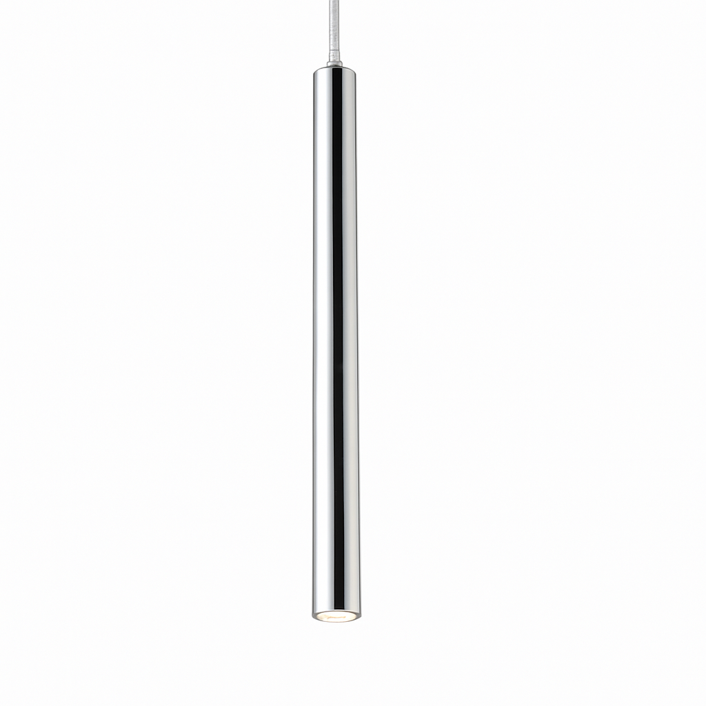 suspension tube led design moderne pour cuisine et bar