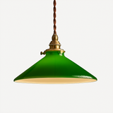 Suspension vintage edison en verre avec prise en cuivre