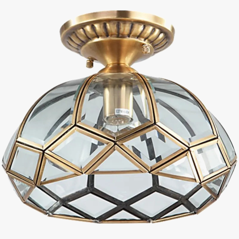suspension vintage en bronze pour un éclairage intérieur élégant