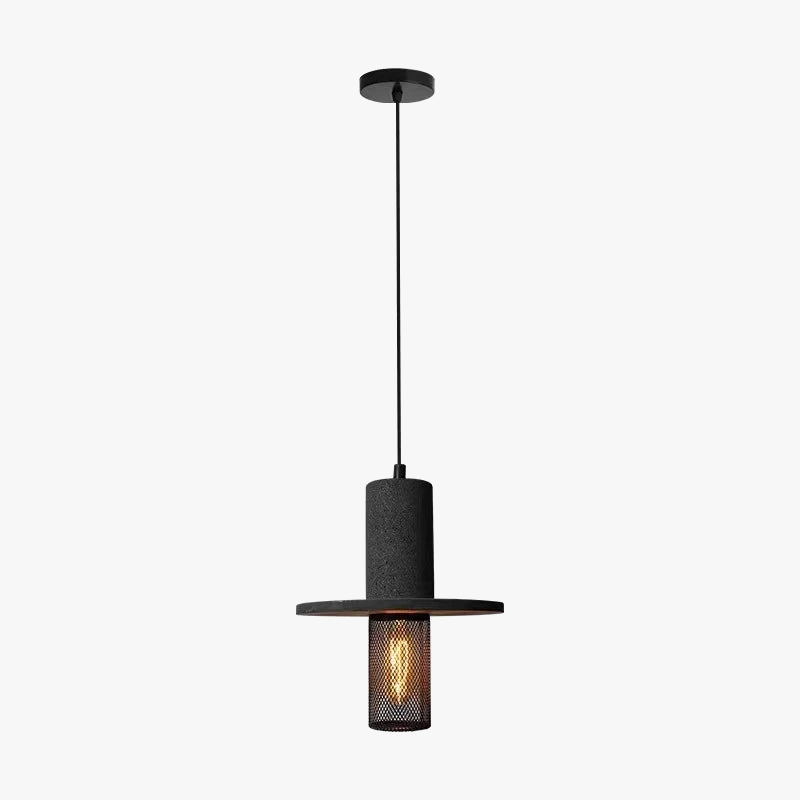 suspension vintage en ciment pour