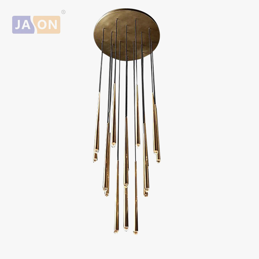 suspension vintage en cristal de fer américain pour intérieur
