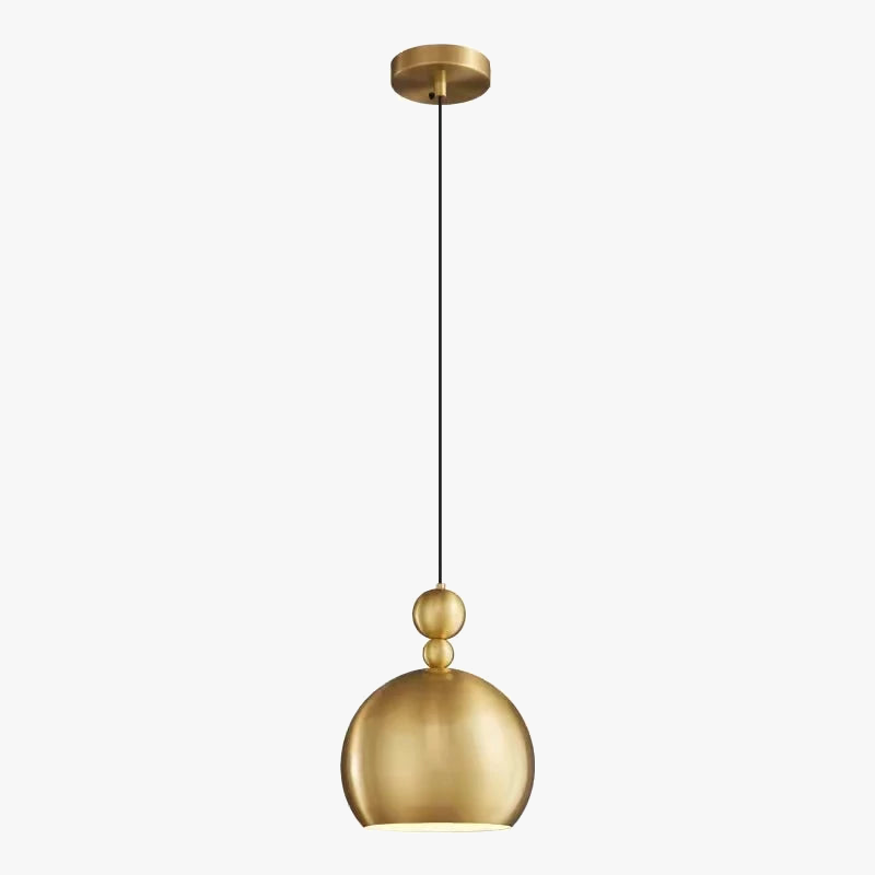 suspension vintage en cuivre avec 	 réglable