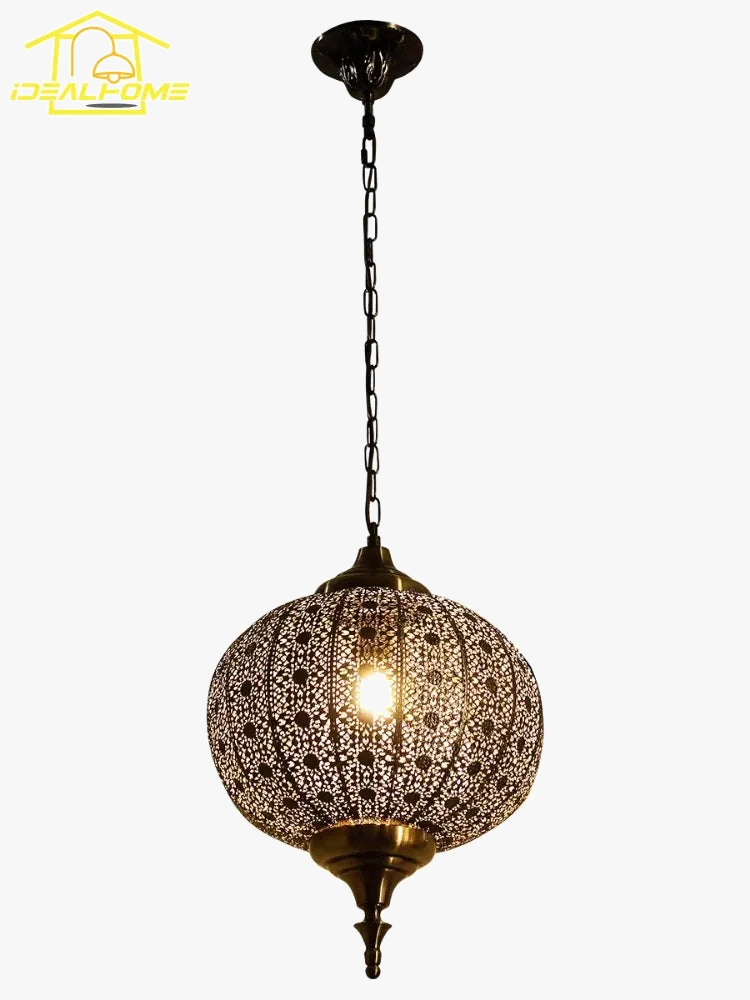 suspension vintage en fer design thaïlandais pour intérieur élégant