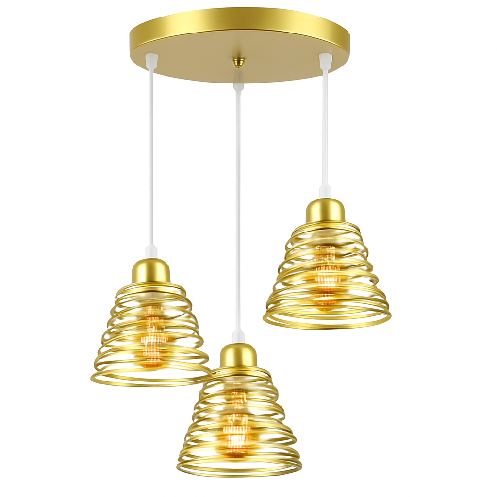 Suspension vintage en fer forgé pour intérieur moderne