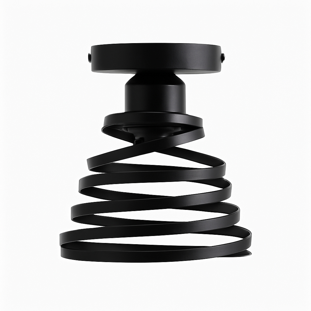 Suspension vintage en fer forgé pour intérieur moderne