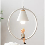 suspension vintage en fer pour éclairage enfants et cafés