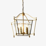 Suspension vintage en forme de carré alsacien Tyna