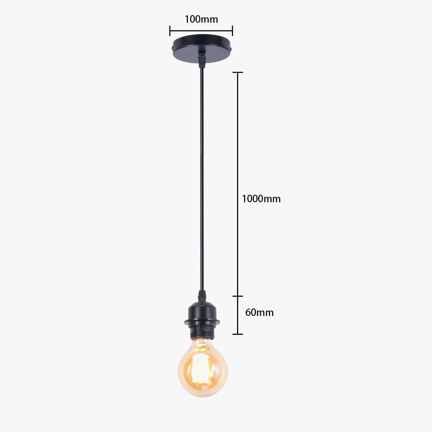 suspension vintage en métal abat-jour cage pour éclairage intérieur