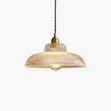 suspension vintage en verre transparent créative lumineuse
