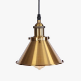 suspension vintage industrielle avec abat-jour en fer