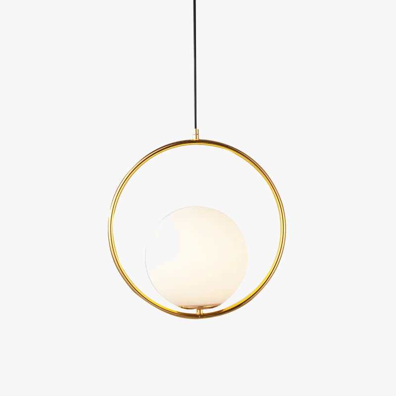 suspension vintage industrielles avec boule de verre