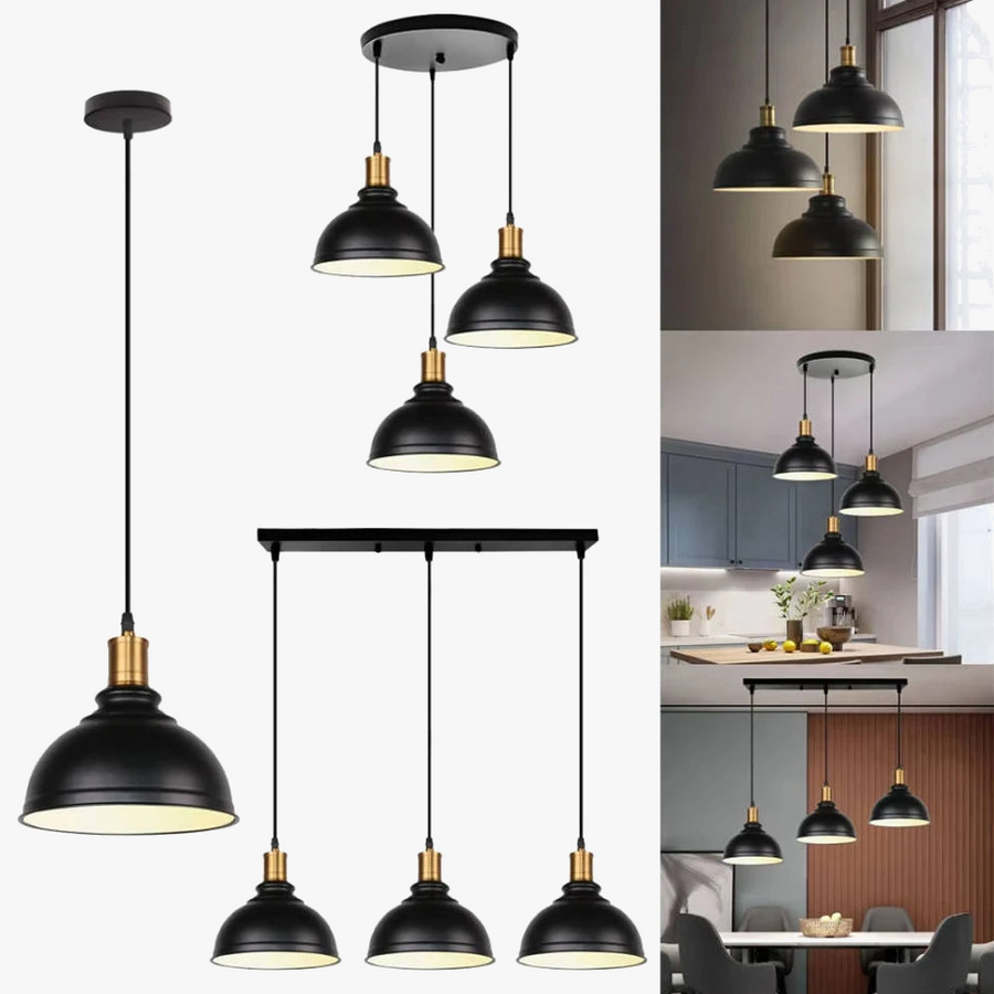 suspension vintage rétro industriel pour éclairage décoratif intérieur