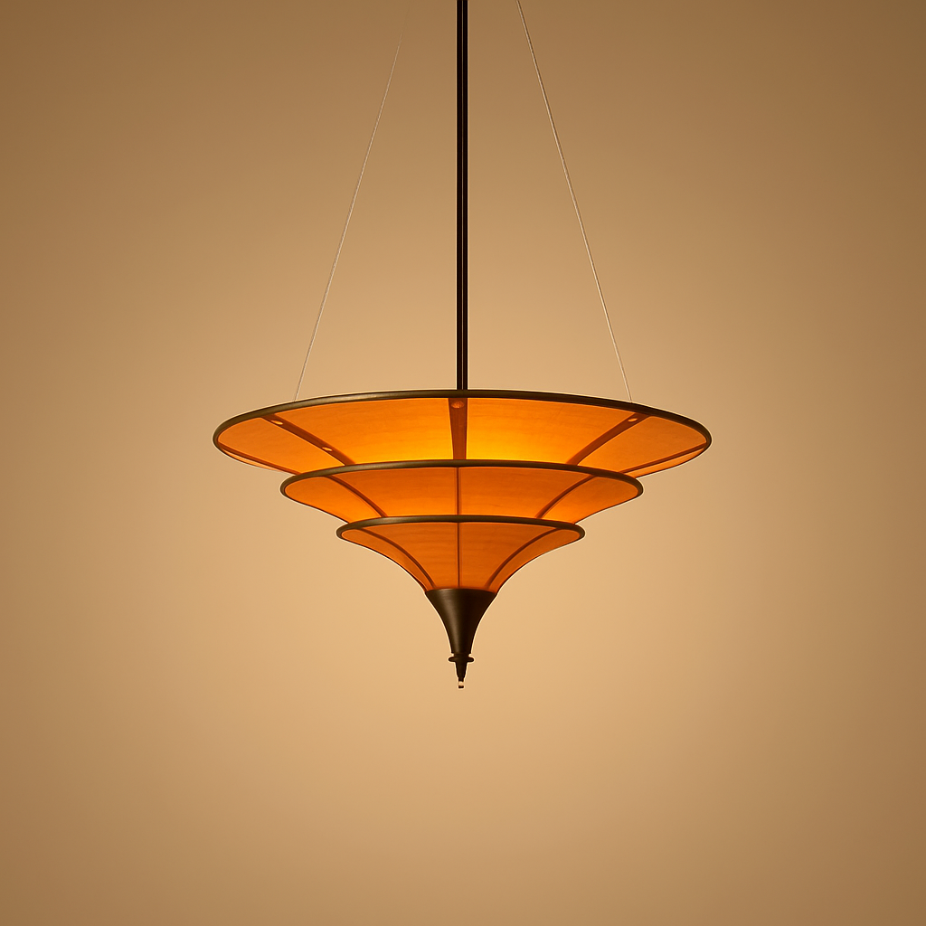 suspension vintage style asiatique wabi-sabi luminaire suspendu