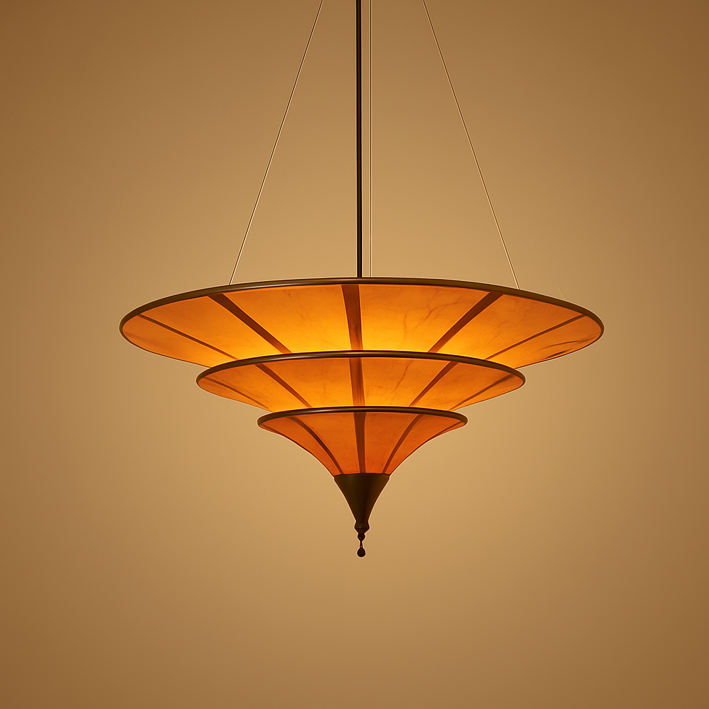 suspension vintage style asiatique wabi-sabi luminaire suspendu