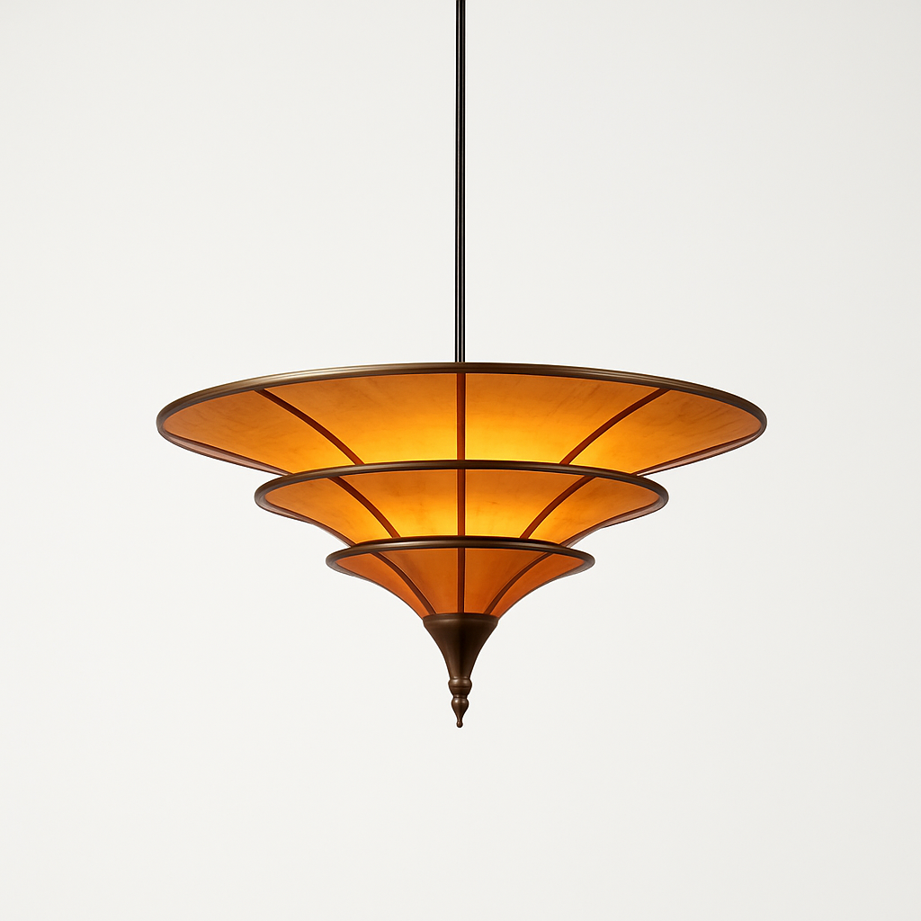 suspension vintage style asiatique wabi-sabi luminaire suspendu
