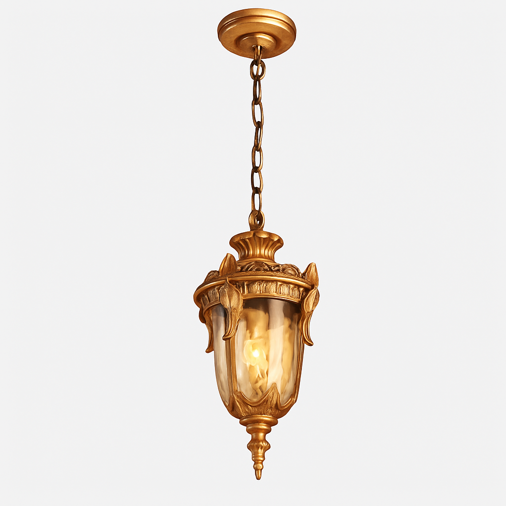 suspension vintage étanche en verre pour jardin et extérieur