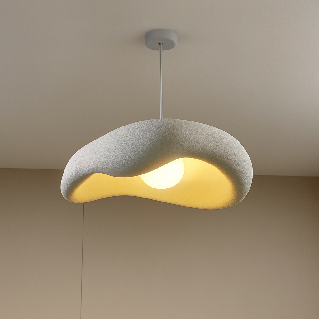 suspension wabi sabi design moderne pour décoration intérieure elegante
