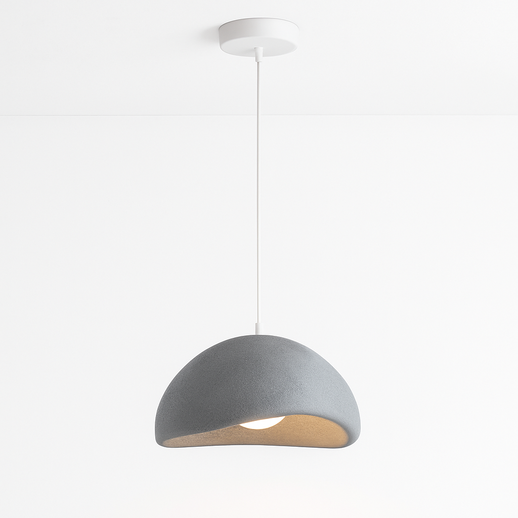suspension wabi-sabi en résine créative pour décoration intérieure