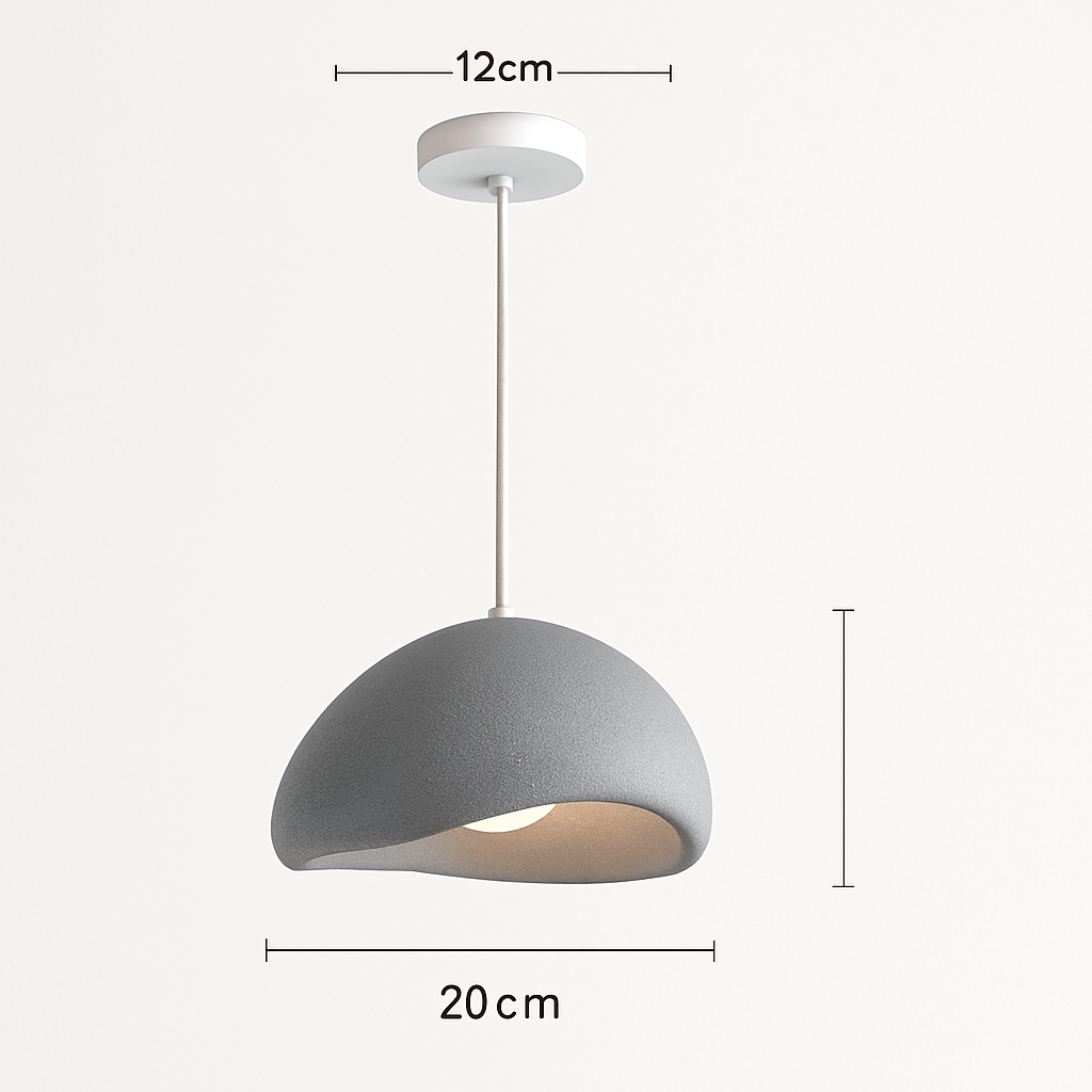 suspension wabi-sabi en résine créative pour décoration intérieure