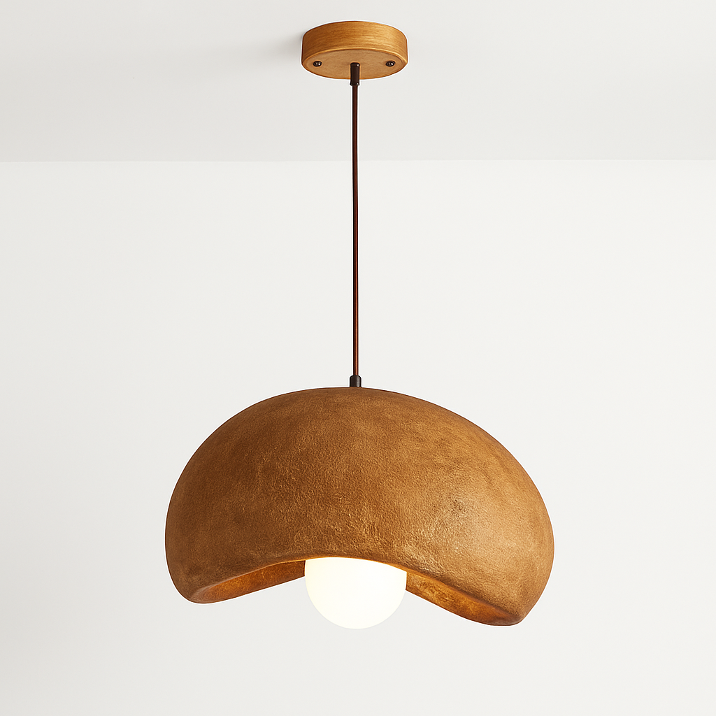 suspension wabi-sabi en résine créative pour décoration intérieure