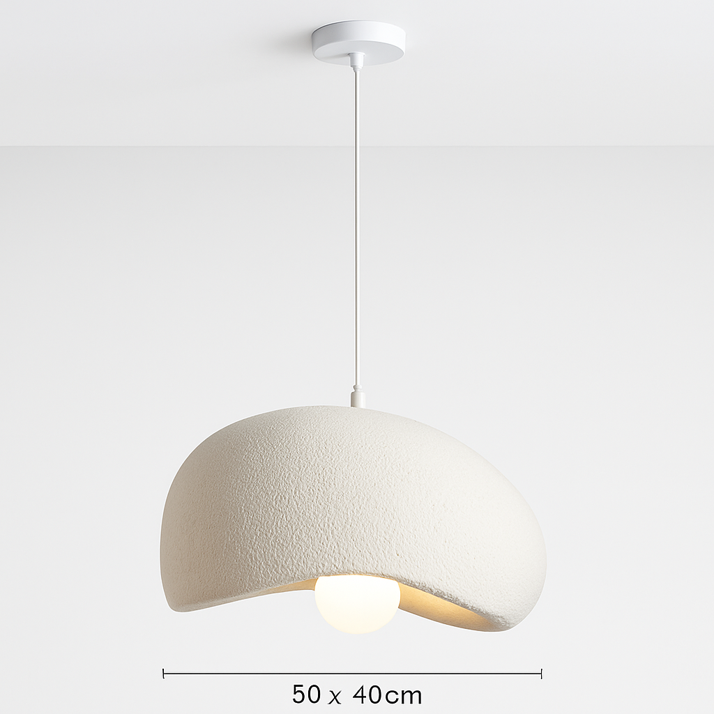 suspension wabi-sabi en résine créative pour décoration intérieure