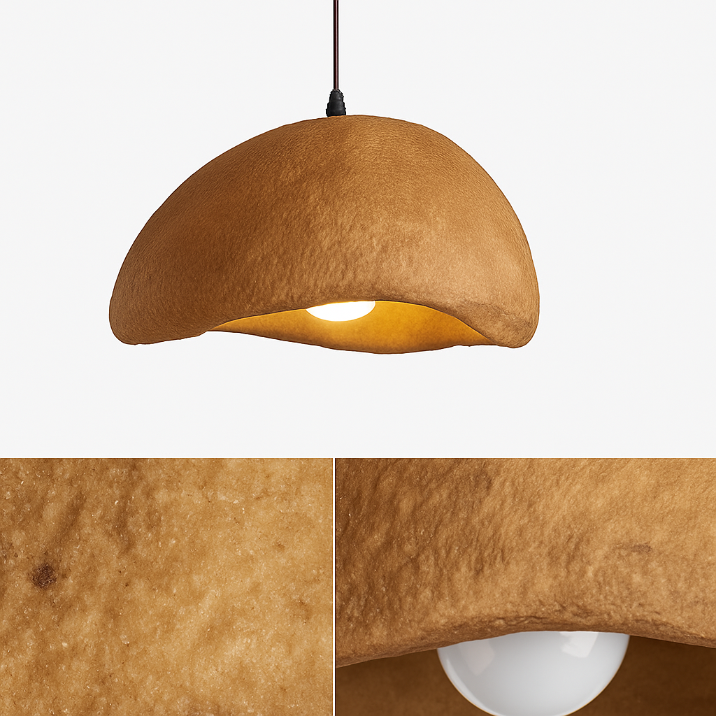suspension wabi-sabi en résine créative pour décoration intérieure