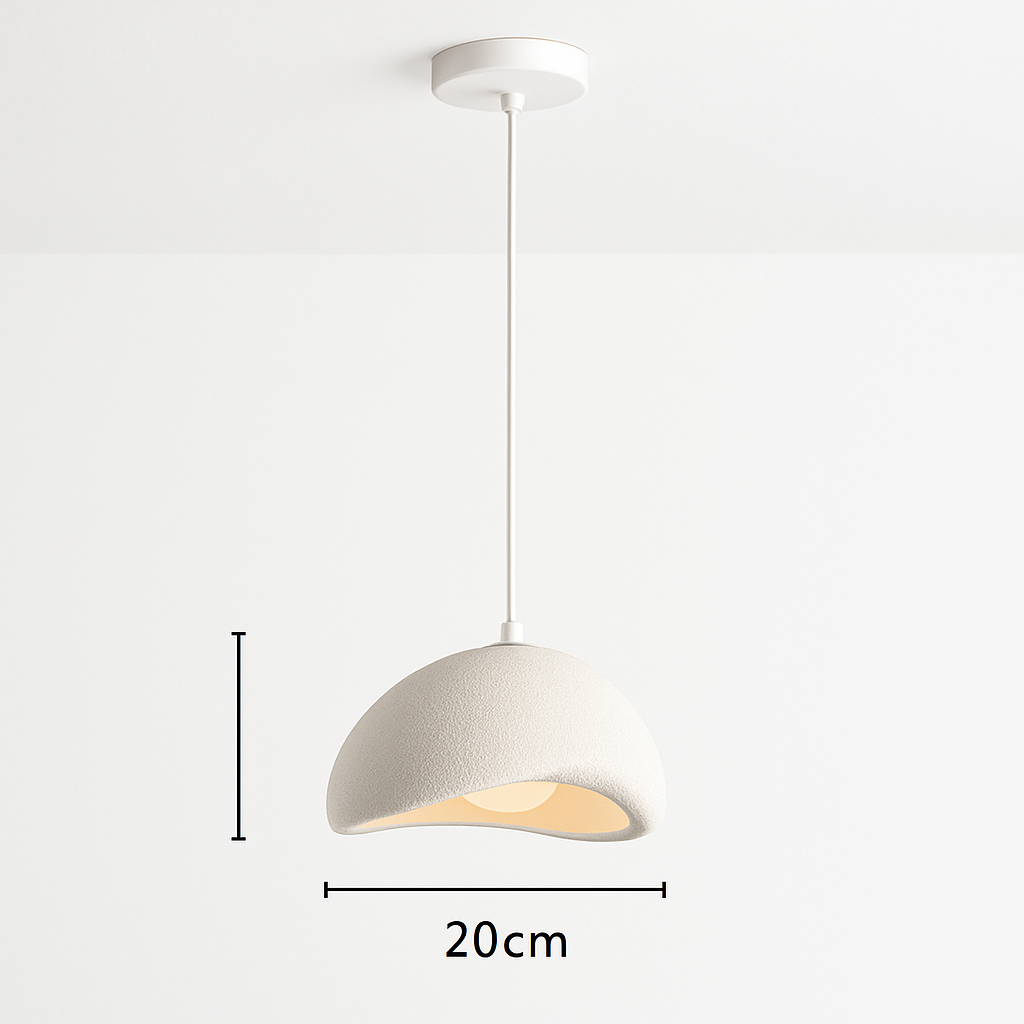 suspension wabi-sabi en résine créative pour décoration intérieure