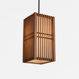 suspension zen bois vintage japonais