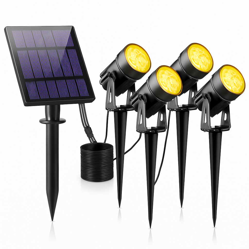 T-SUNRISE LED lumière solaire extérieur IP65 étanche blanc chaud blanc froid éclairage de jardin solaire décoration extérieure lampes de pelouse