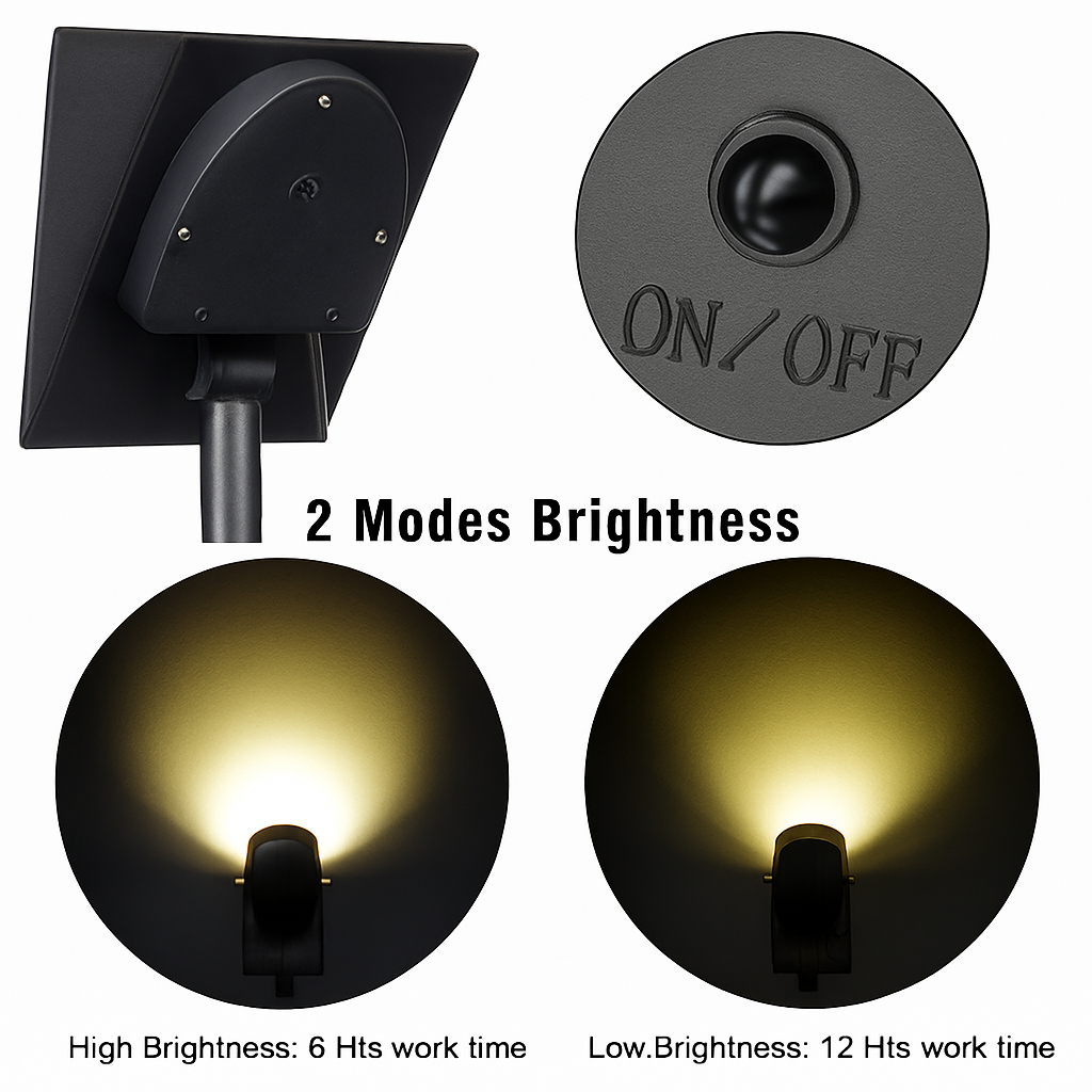 T-SUNRISE LED lumière solaire extérieur IP65 étanche blanc chaud blanc froid éclairage de jardin solaire décoration extérieure lampes de pelouse