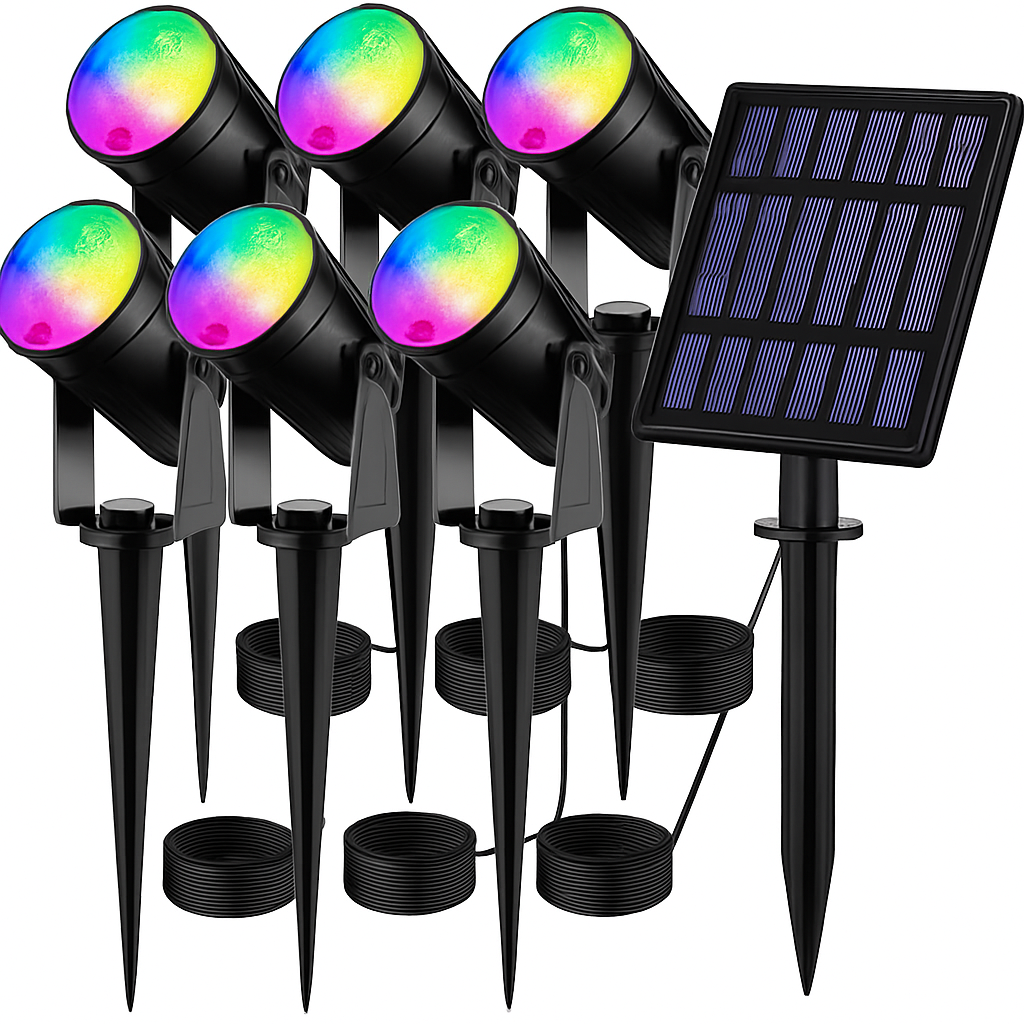 T-SUNRISE LED lumière solaire extérieur IP65 étanche blanc chaud blanc froid éclairage de jardin solaire décoration extérieure lampes de pelouse