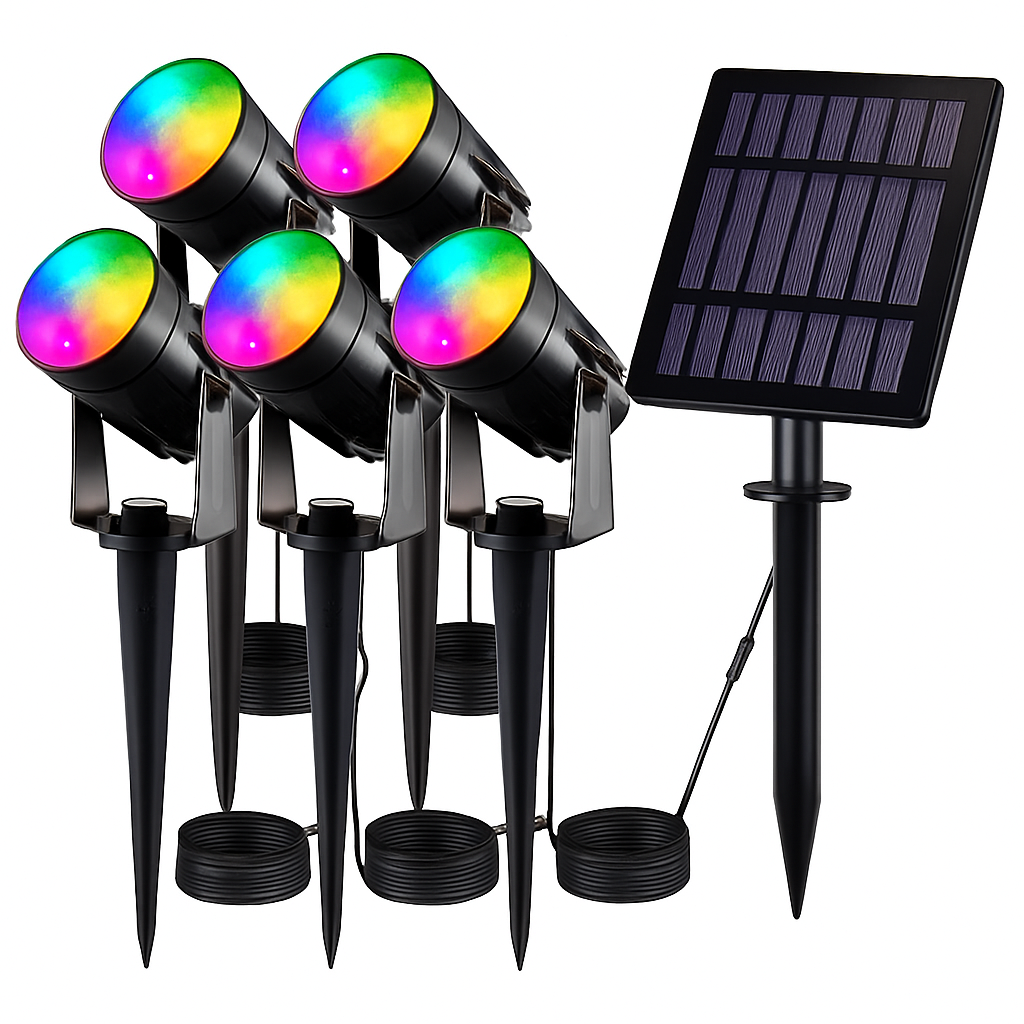 T-SUNRISE LED lumière solaire extérieur IP65 étanche blanc chaud blanc froid éclairage de jardin solaire décoration extérieure lampes de pelouse