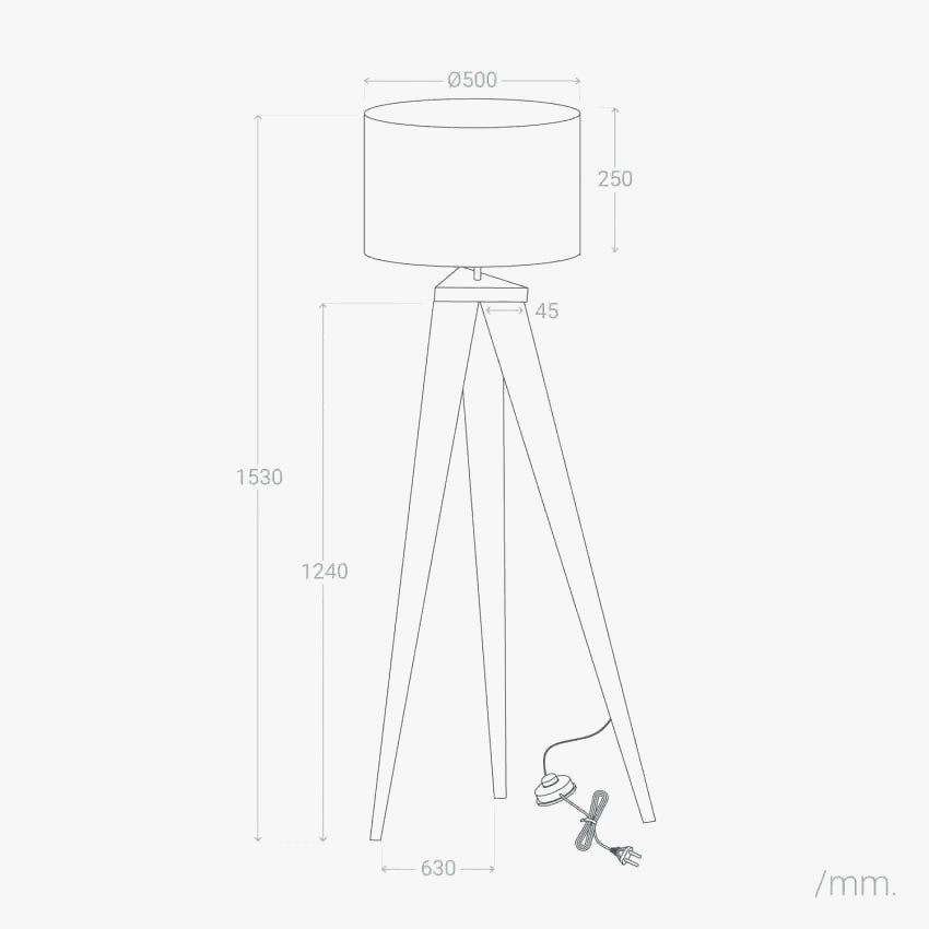 TECHBREY lampadaire Wol