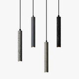 Suspension Terrazzo Bar Ciment Minimaliste Salle à manger Chambre Chevet Longue Bande Style Industriel Lampes À Tête Unique