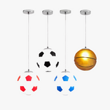 suspension E27 Football boule de verre lumières basket-ball