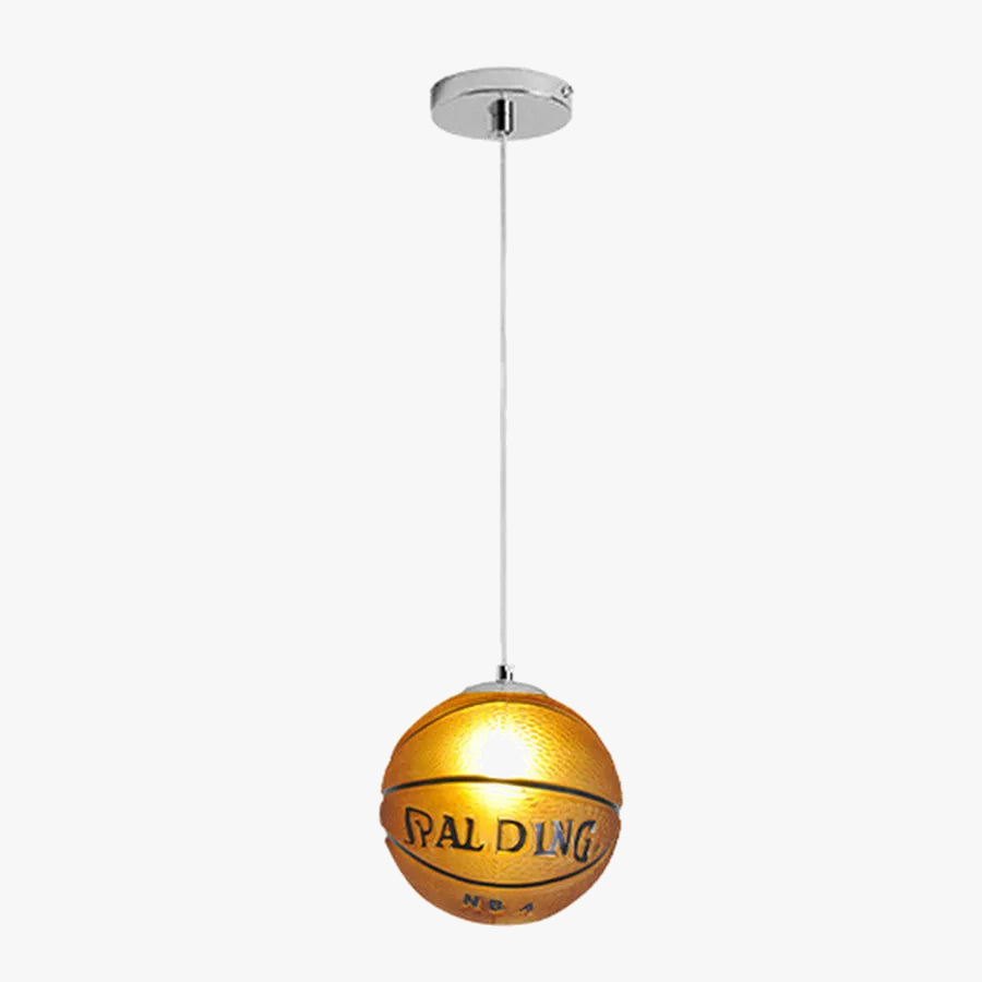 suspension E27 Football boule de verre lumières basket-ball