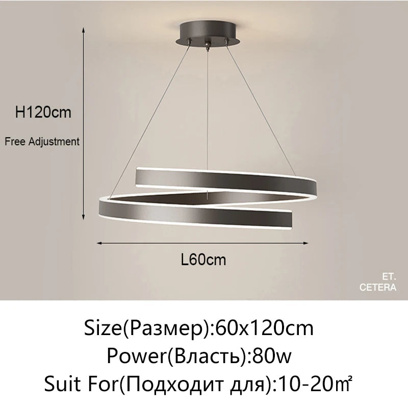 TONDI Lustre Simple Noir/Blanc adapté au Salon Salle à Manger Cuisine Lustre Rond éclairage décoration intérieure