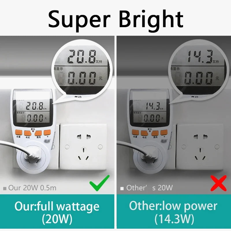 tube led super brillant pour éclairage intérieur cuisine