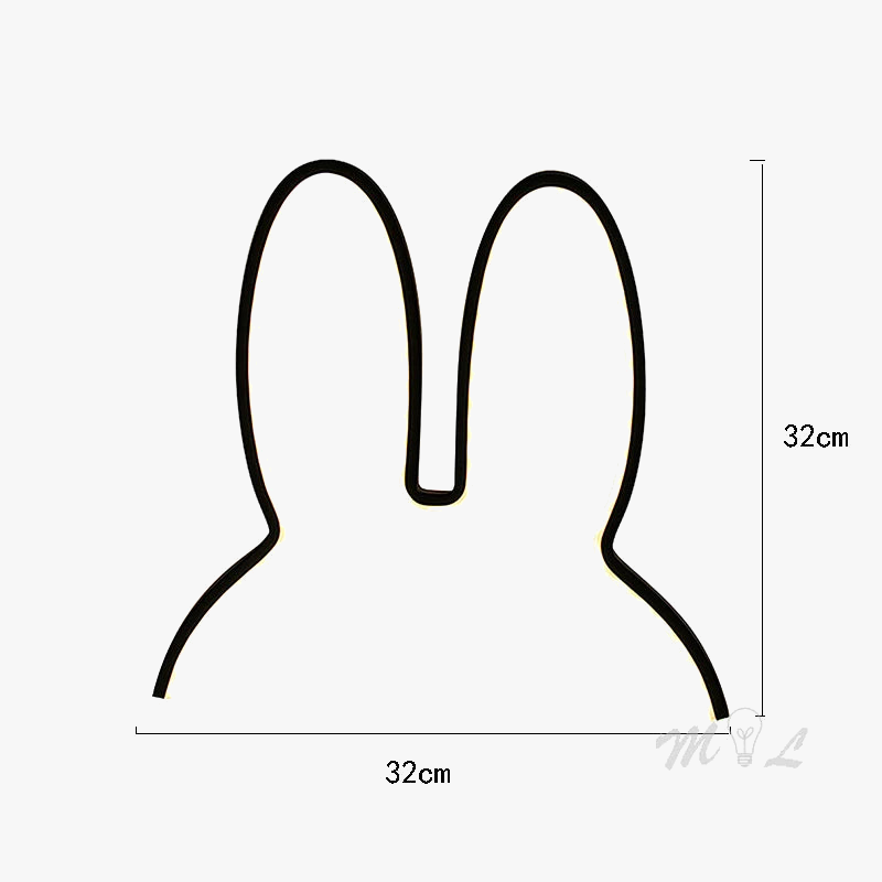 veilleuse led lapin moderne pour enfants cadeau de noël