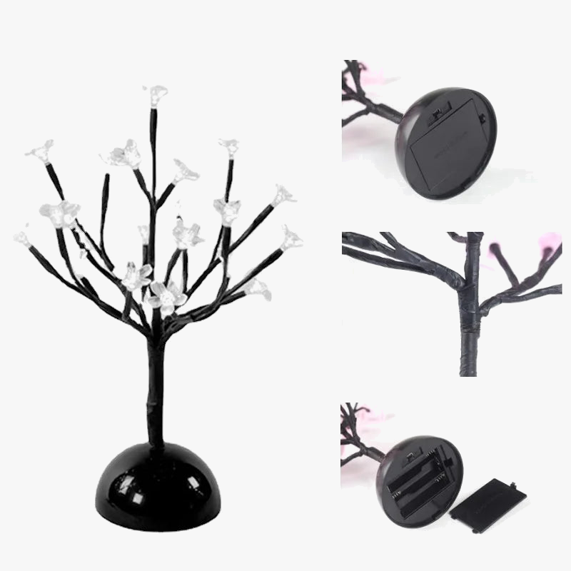 Veilleuses LED Cerisier Fleur Arbre Lampe Bureau Maison Chambre Décor
